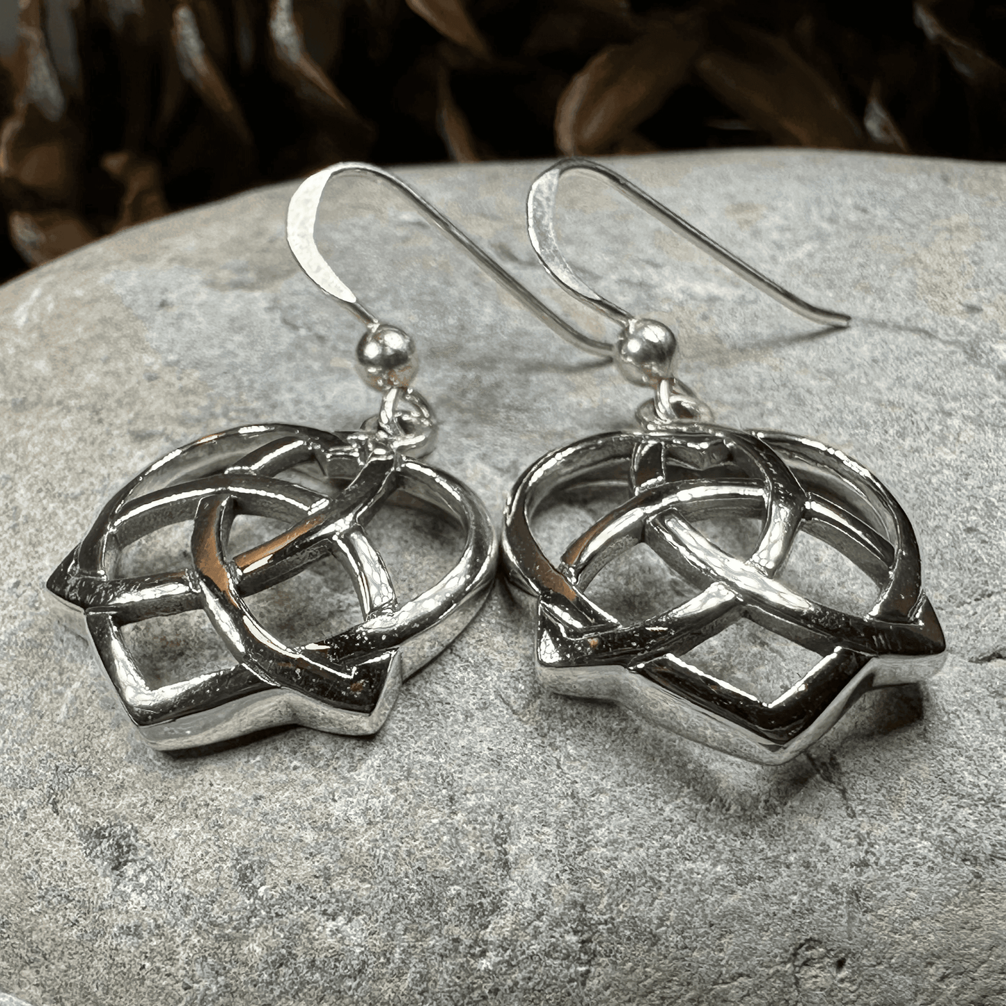 Trinity Love Knot Earrings -
