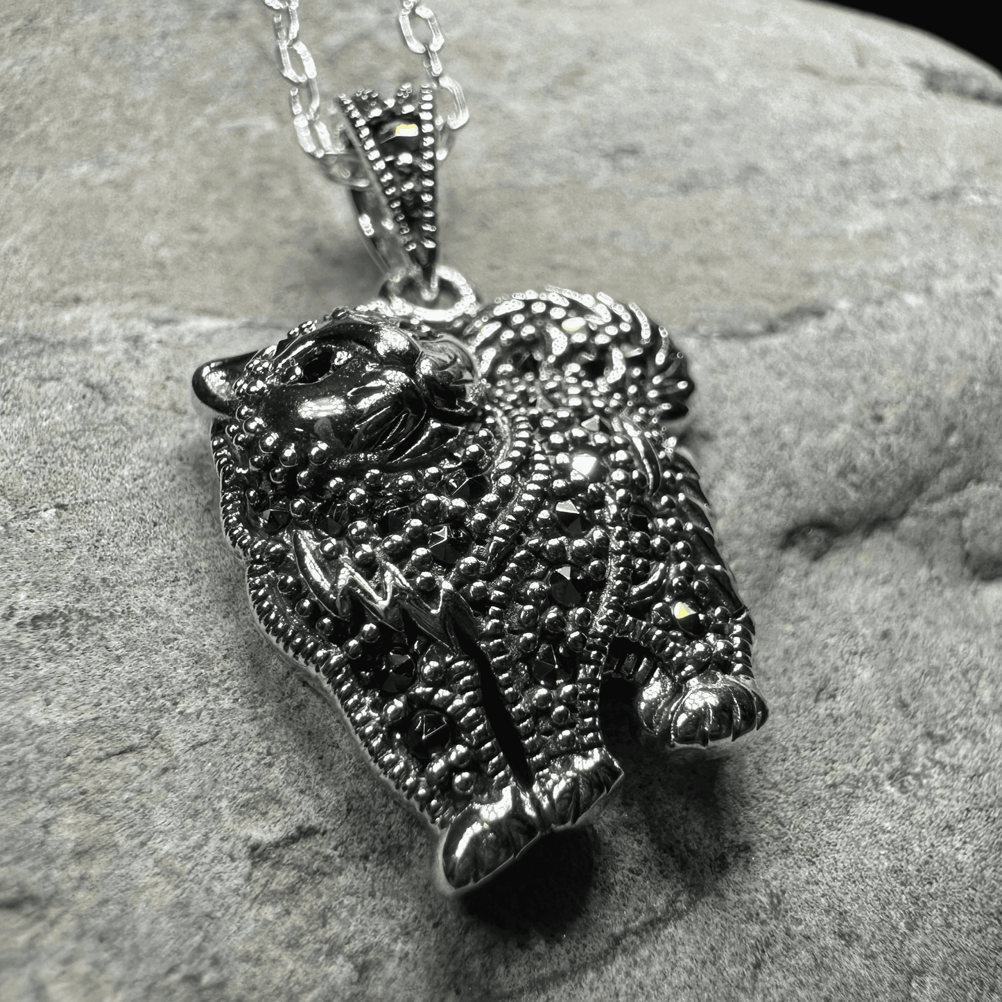 Simba Celtic Cat Necklace -