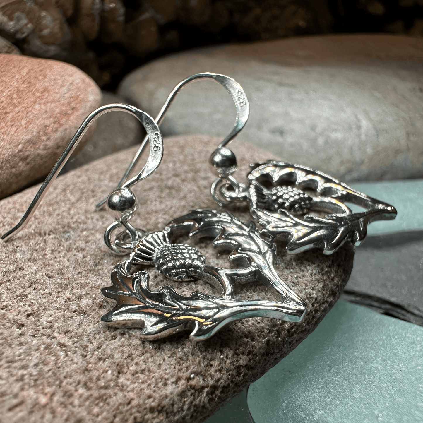 Bonnibel Scottish Thistle Earrings -