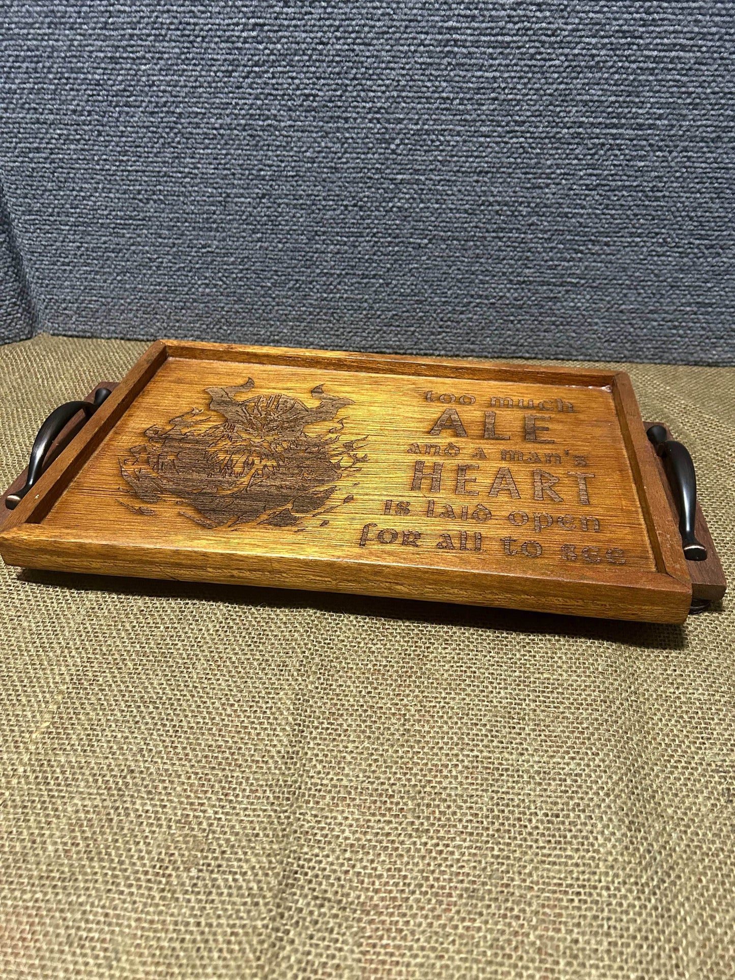 Too Much Ale Tray -