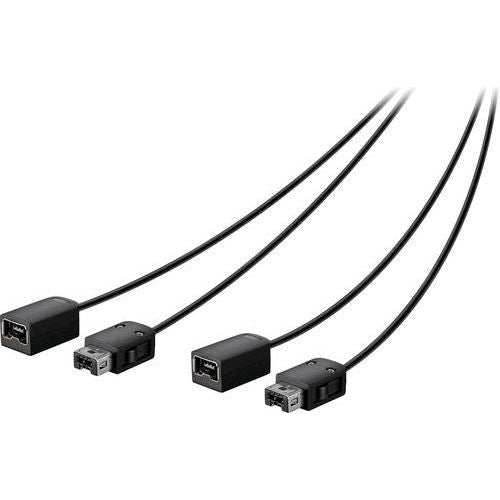 Insignia™ - 6 Extension Cable for Nintendo NES and SNES Controllers (2-pack) - Black -