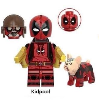 Red Mercenary Custom Minifig