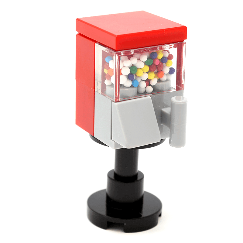 Gumball Machine made using LEGO parts - B3 Customs -
