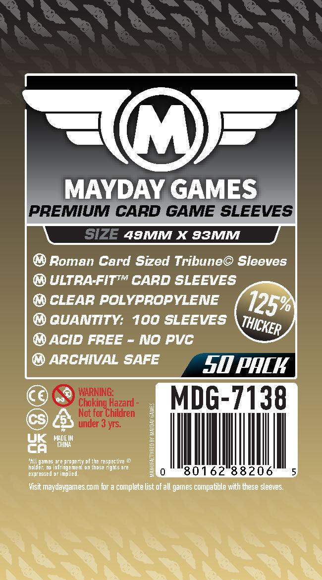 Tribune Card Sleeves (49x93mm) Standard 7112 or Premium 7138