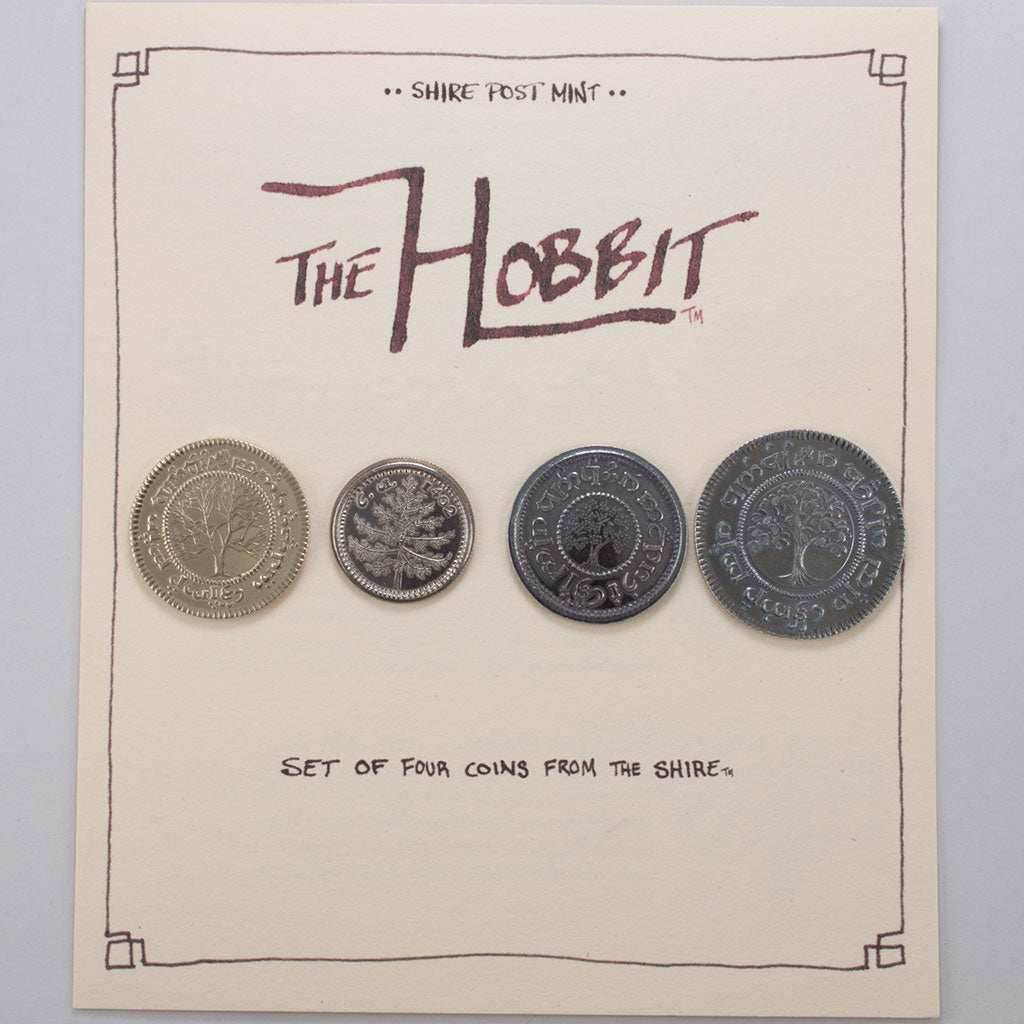 The Hobbit™ Set #2 - The Shire™ Deluxe Set of Four Coins - Silver and Brass -