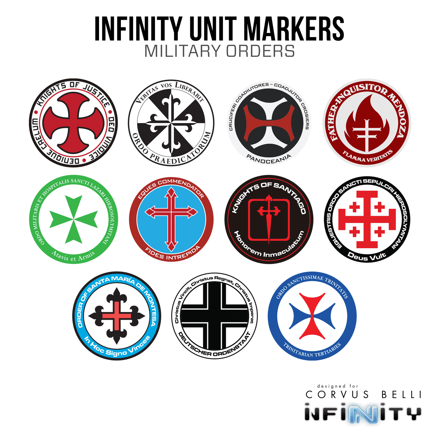 Military Orders Unit Marker Pack -