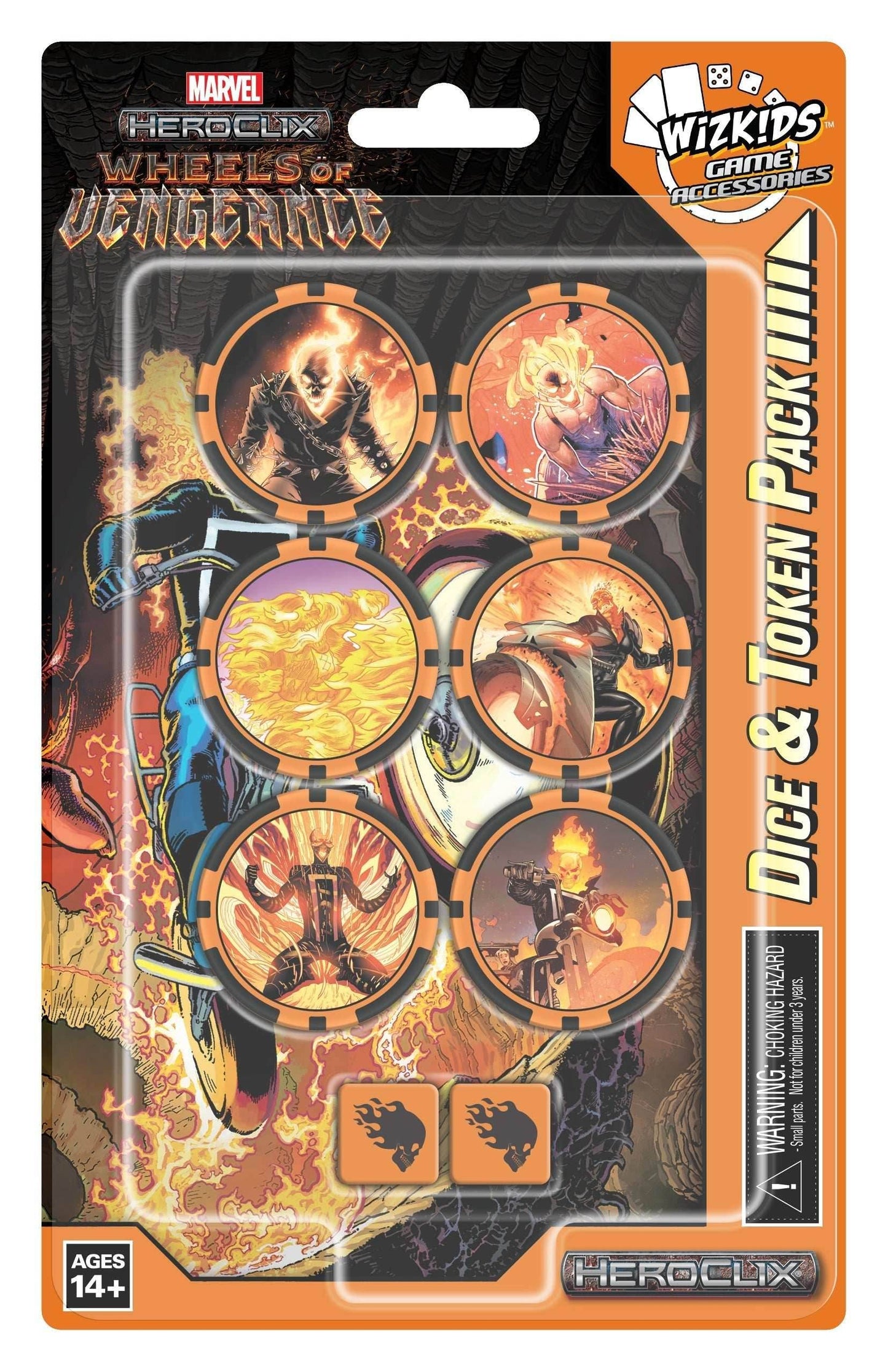HeroClix: Wheels of Vengeance Dice and Token Pack -