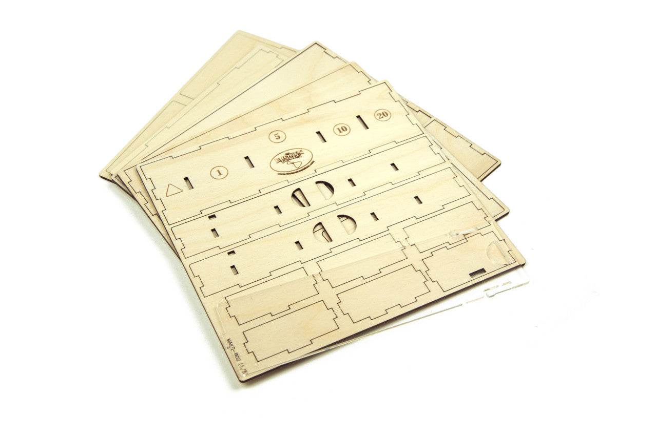 Machi Koro Deluxe Edition Compatible Game Organizer -