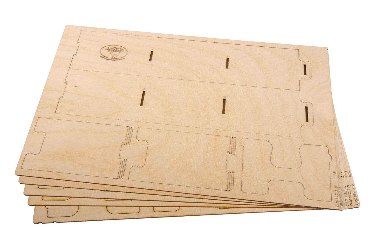 Horizontal Card Organizer for Wooden Artist Case -