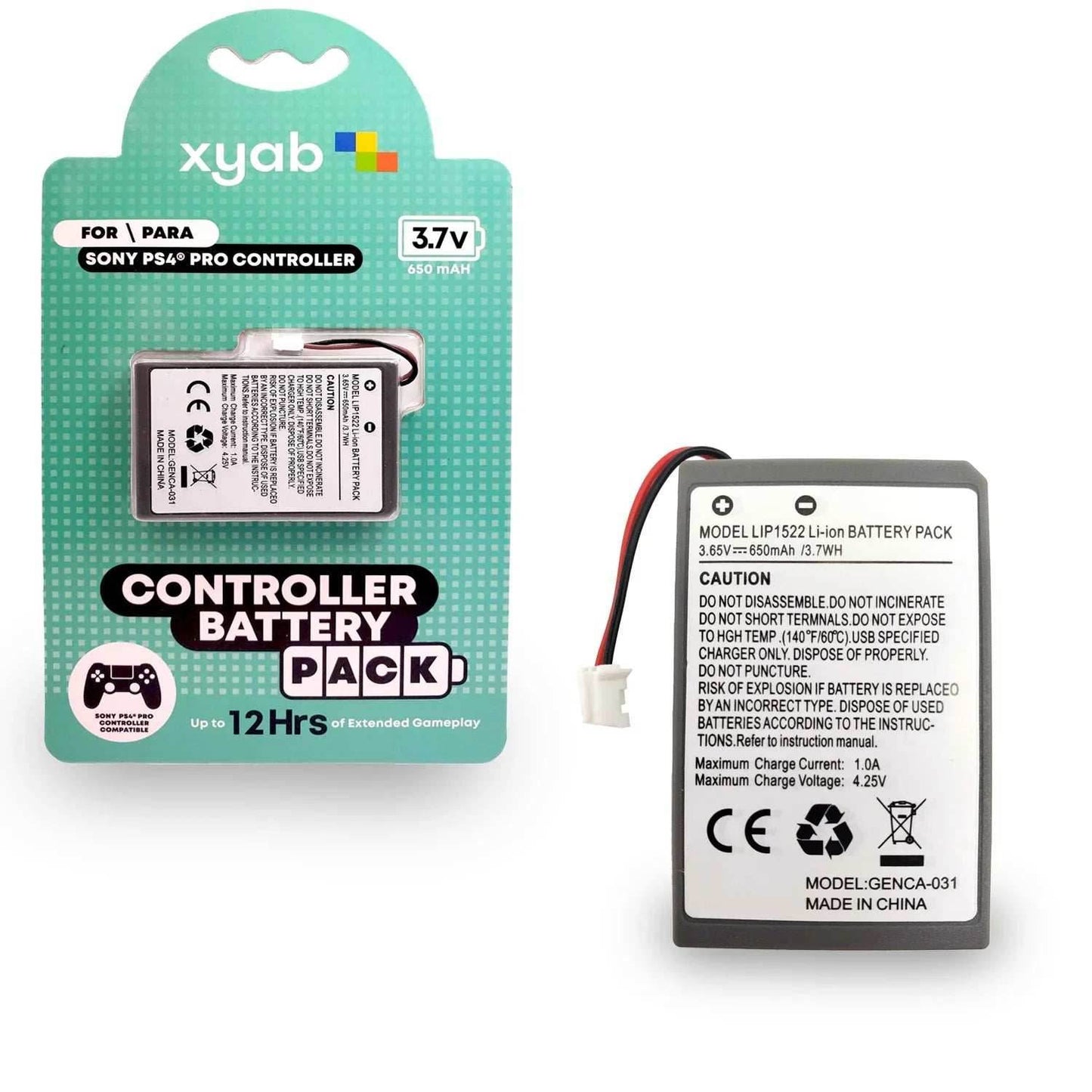 Replacement Controller Battery Pack for Playstation 4 Controller - Pro Controller (Model CUH-ZCT2U)