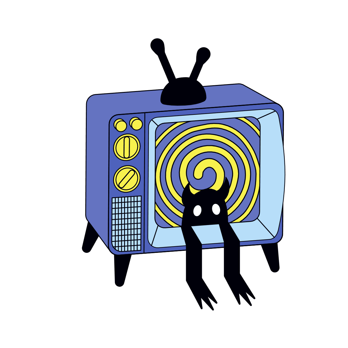 Poltergeist Enamel Pin -
