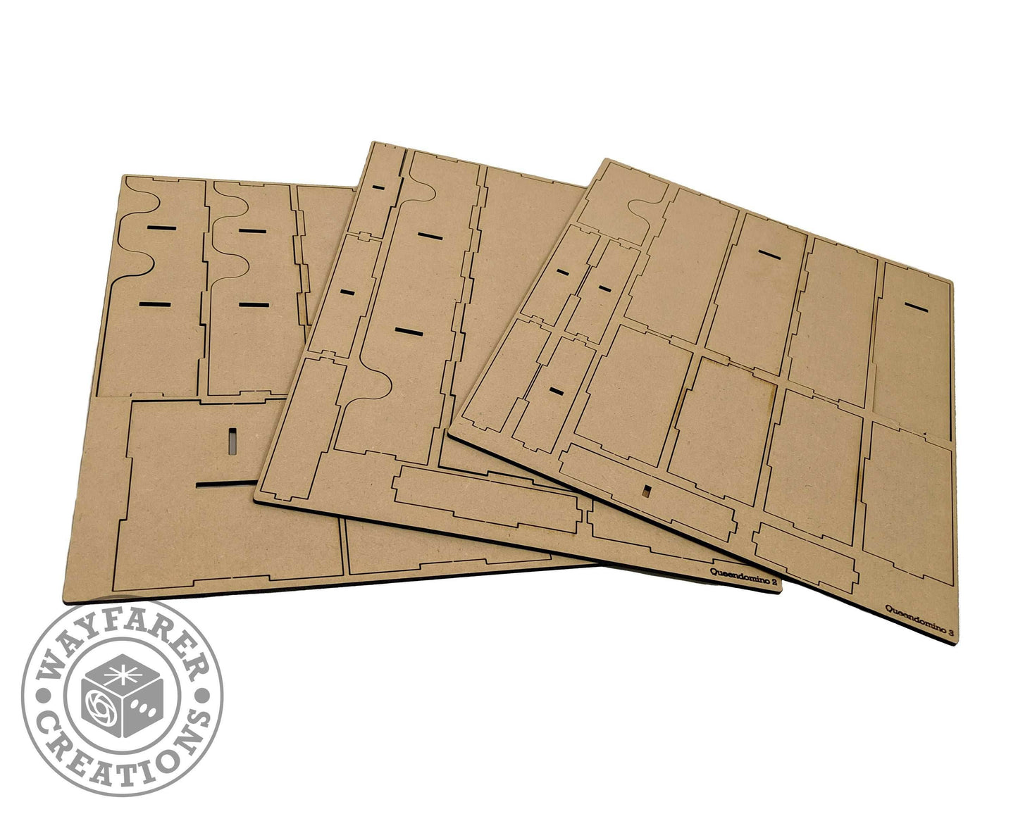 Queendomino Board Game Organizer Insert -