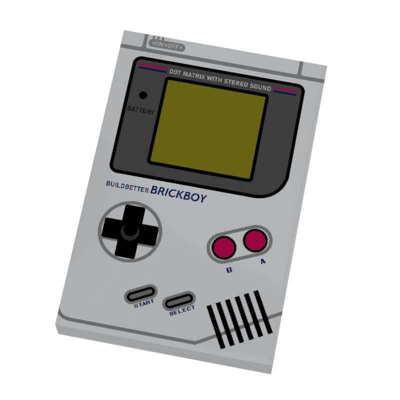 Brickboy Handheld Gaming Console (2x3 Tile) made using LEGO parts - B3 Customs -