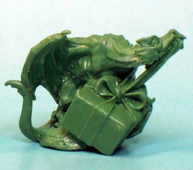 Reaper Miniatures Holiday: Christmas Wrapping Dragon -