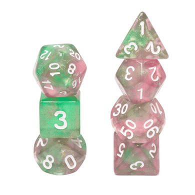 Glow in the Dark Rebirth RPG Dice Set -
