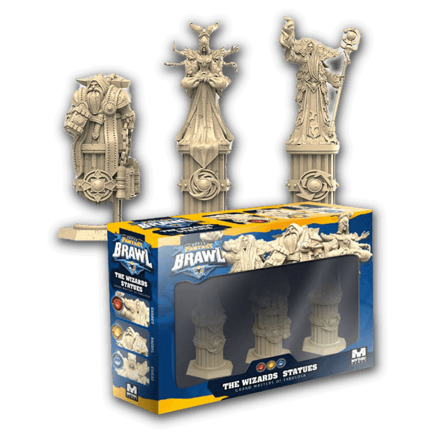 Super Fantasy Brawl: The Wizards' Statues -