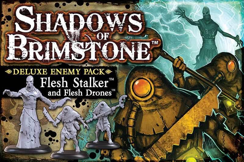 Shadows of Brimstone: Flesh Stalker and Flesh Drones Deluxe Enemy Pack -