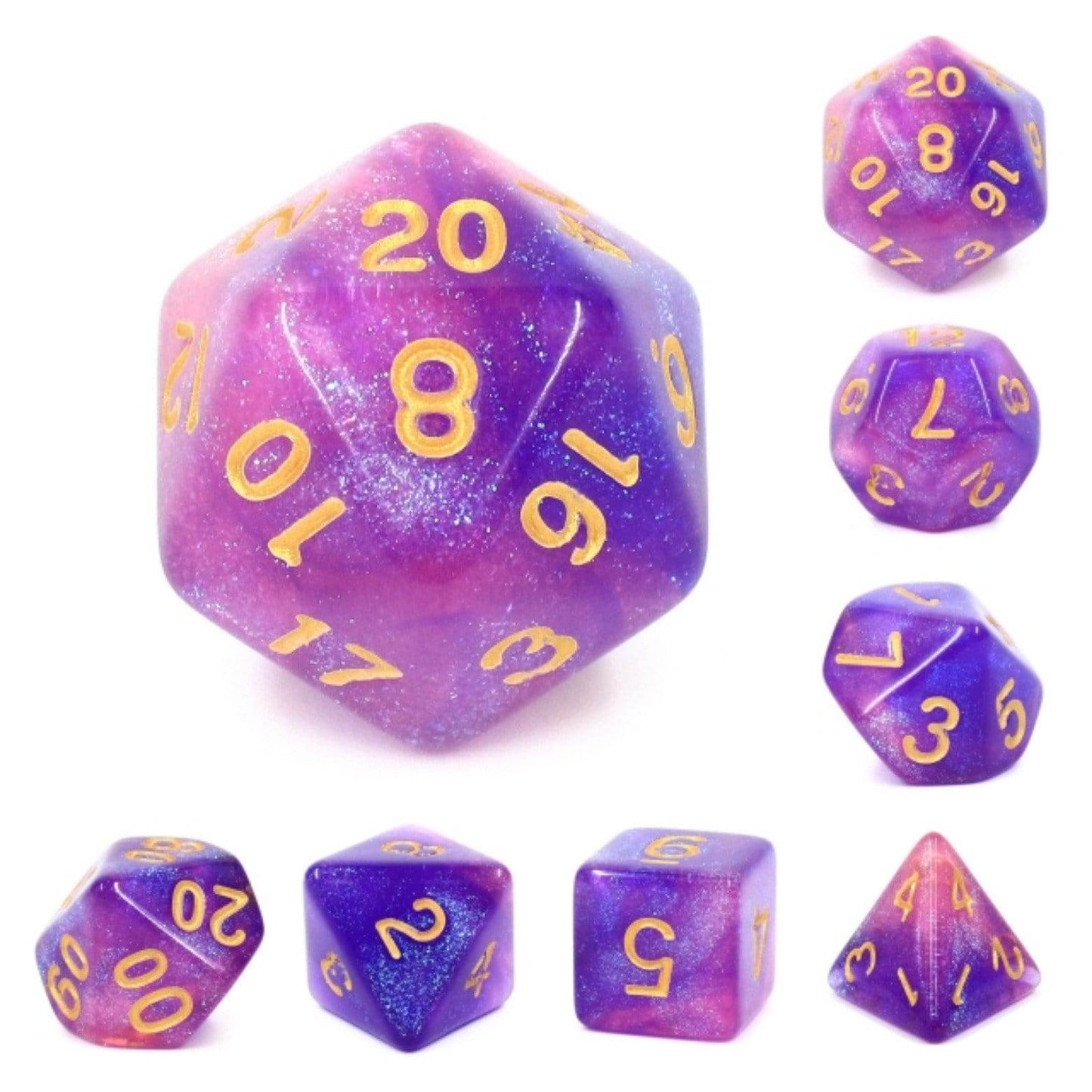 Briar Rose Aurora RPG Dice Set -