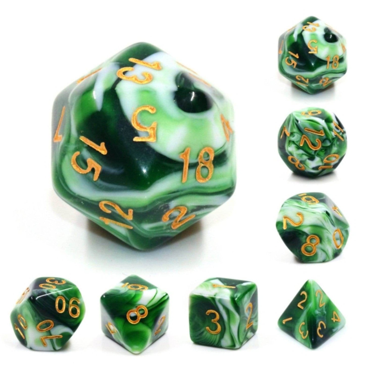 Jadeite RPG Dice Set -