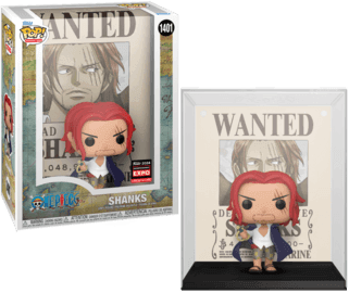 Pop! Animation: One Piece - Shanks (Wanted Poster) Shared Exclusive Sticker -