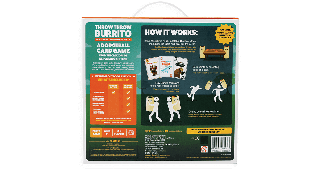 Throw Throw Burrito: Extreme Outdoor Edition -
