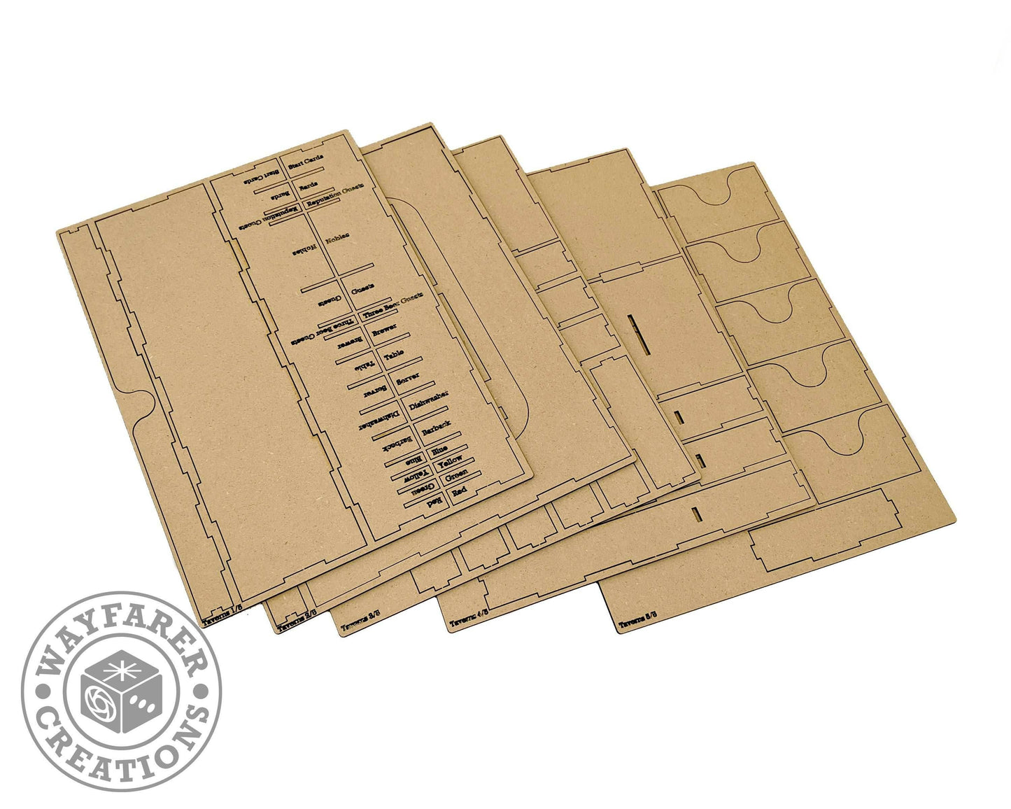 Taverns of Tiefenthal Board Game Organizer Insert -