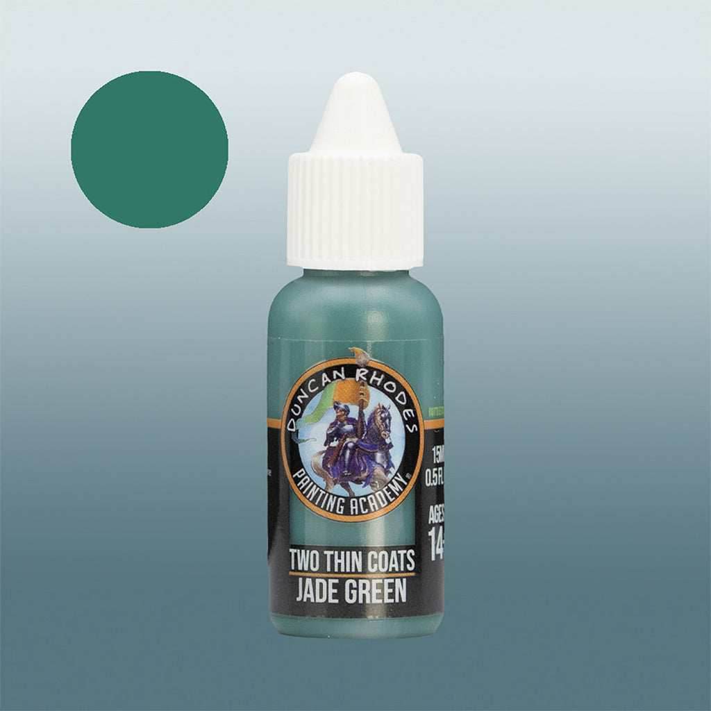 Two Thin Coats Midtone: Jade Green -