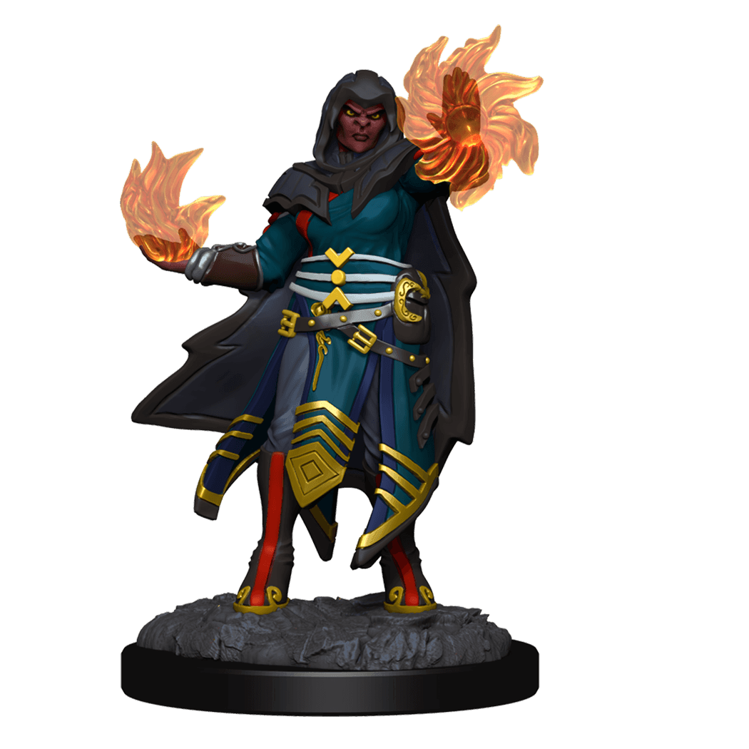 D&D: Nolzur's Marvelous Miniatures - Hobgoblin Fighter Male & Hobgoblin Wizard Female -