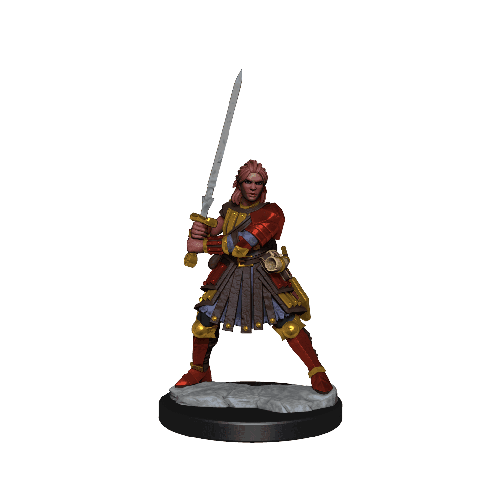 D&D: Frameworks - Human Fighter Female -