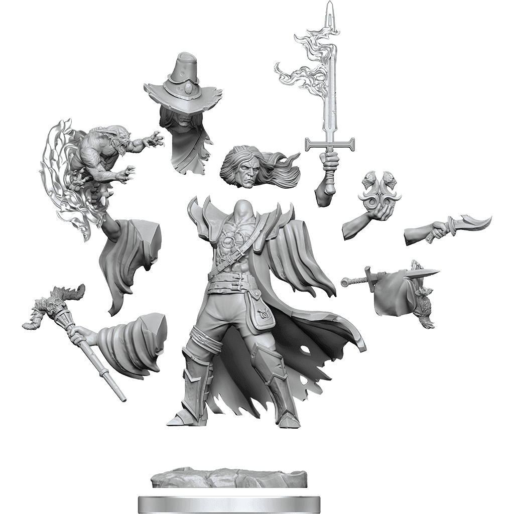 D&D: Frameworks - Human Warlock Male -