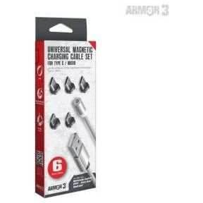 Universal Magnetic Charging Cable Set 6 Pcs -