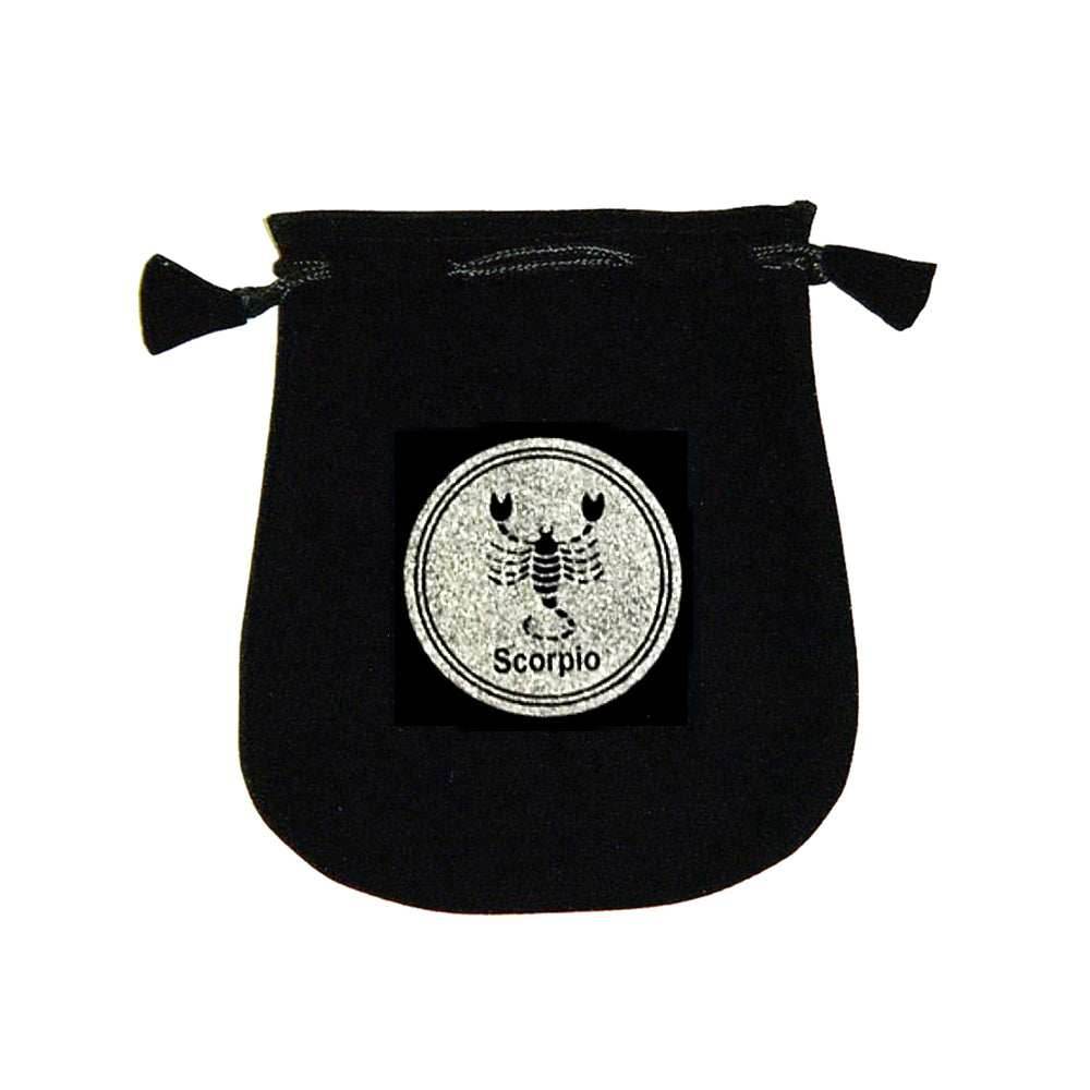 Velvet pouch - Scorpio -