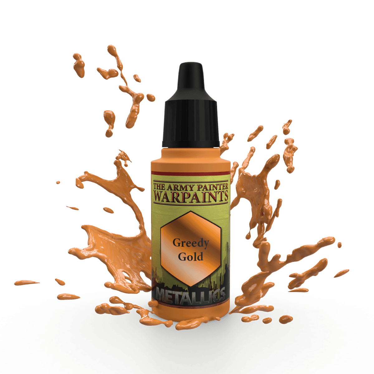 Army Painter Warpaints: Metallics - Greedy Gold 18ml -