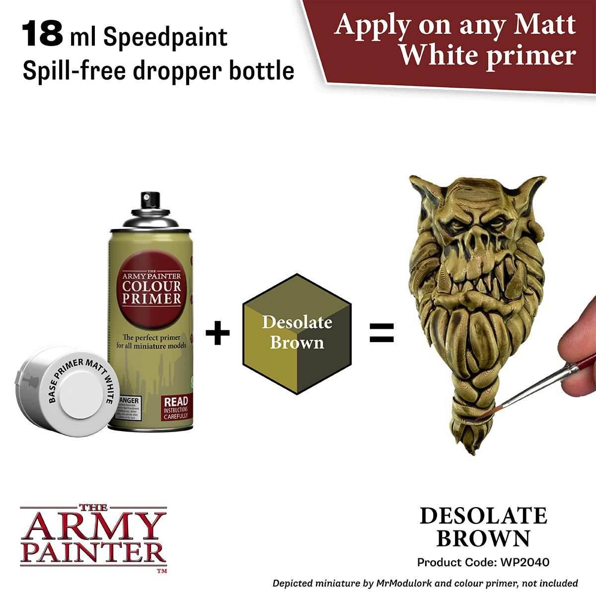 Army Painter Warpaints Speedpaint 2.0: Desolate Brown 18ml -