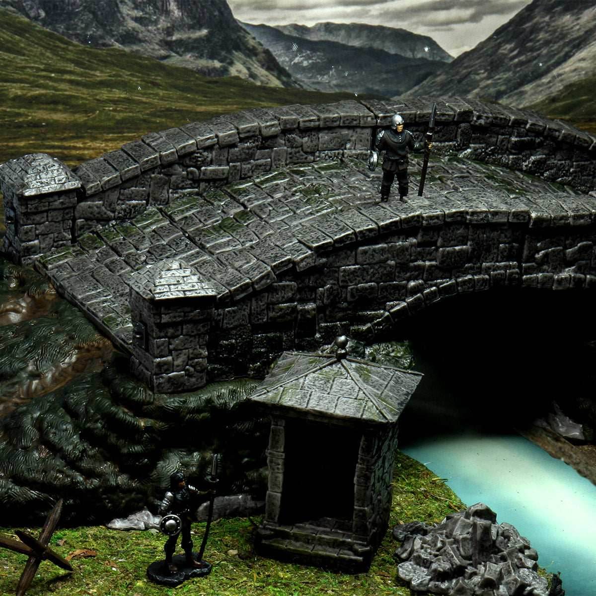 4D Settings: Stone Bridge -