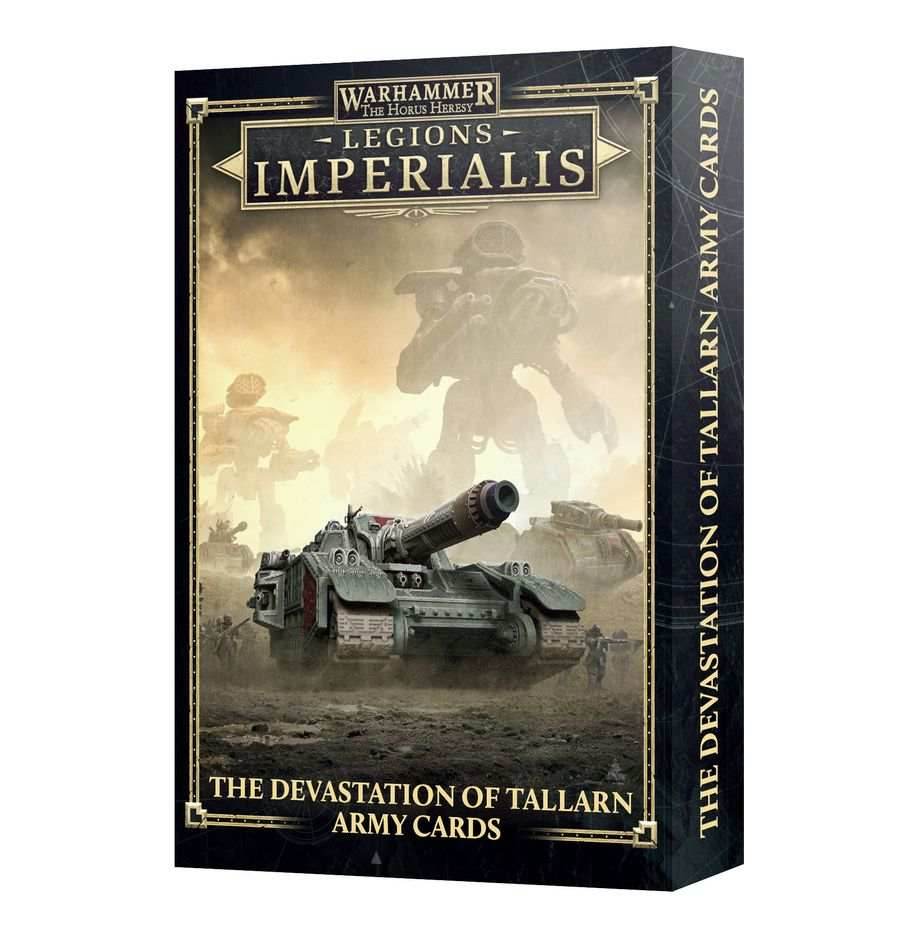 Warhammer Legions Imperialis: Devastation of Tallarn Army Cards -