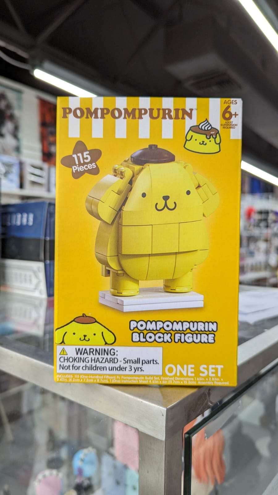 Sanrio Pompompurin Block Figure -