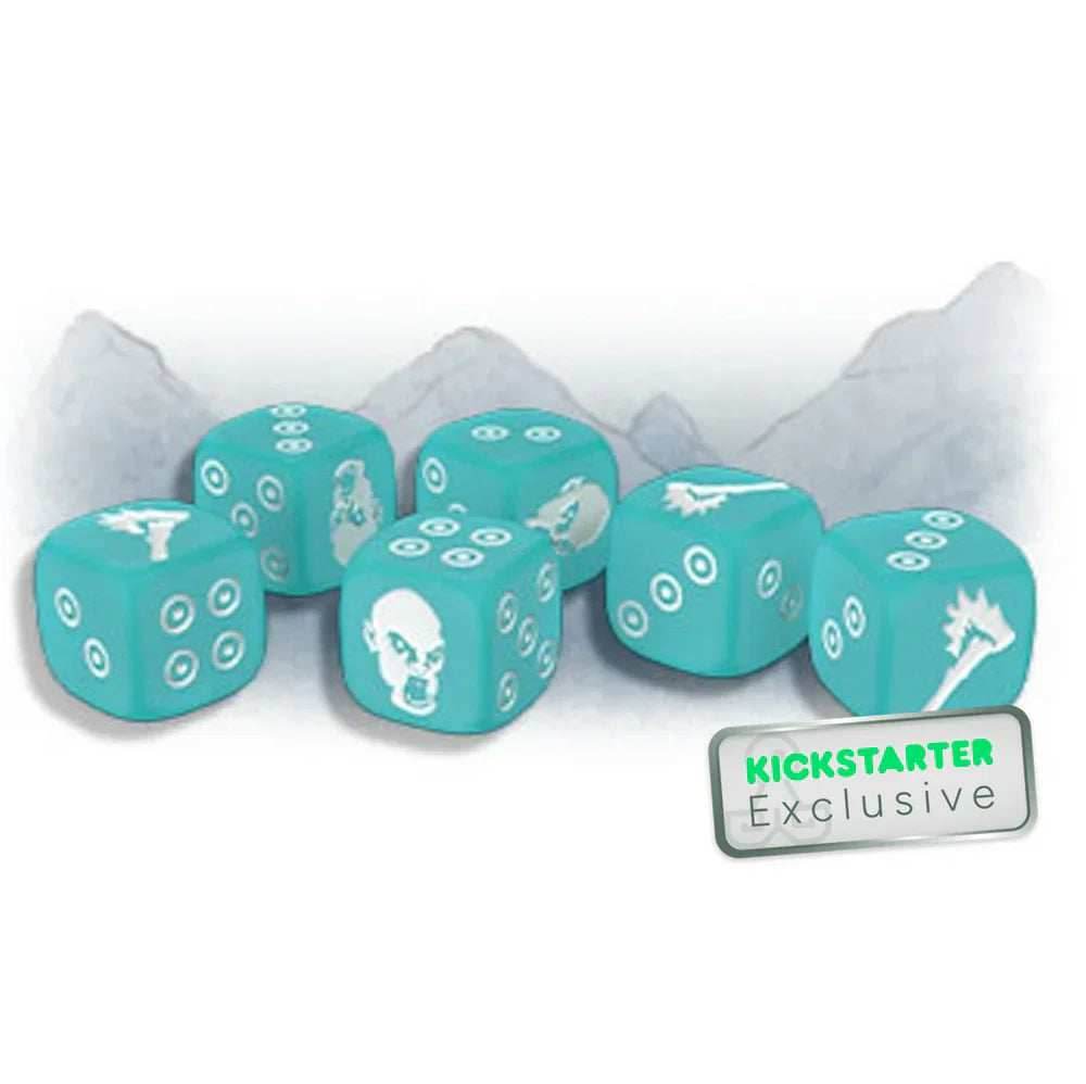 Zombicide: White Death Frost Dice - Kickstarter Exclusive -