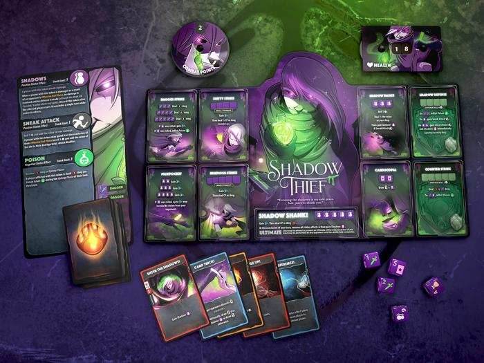 Dice Throne Season 1 - Box 3 - Pyromancer vs Shadow Thief -