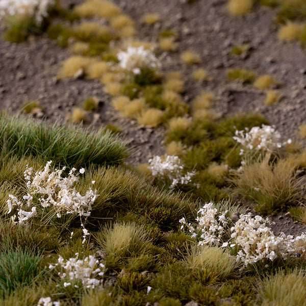 Gamers Grass Tufts: White Flowers- Wild -
