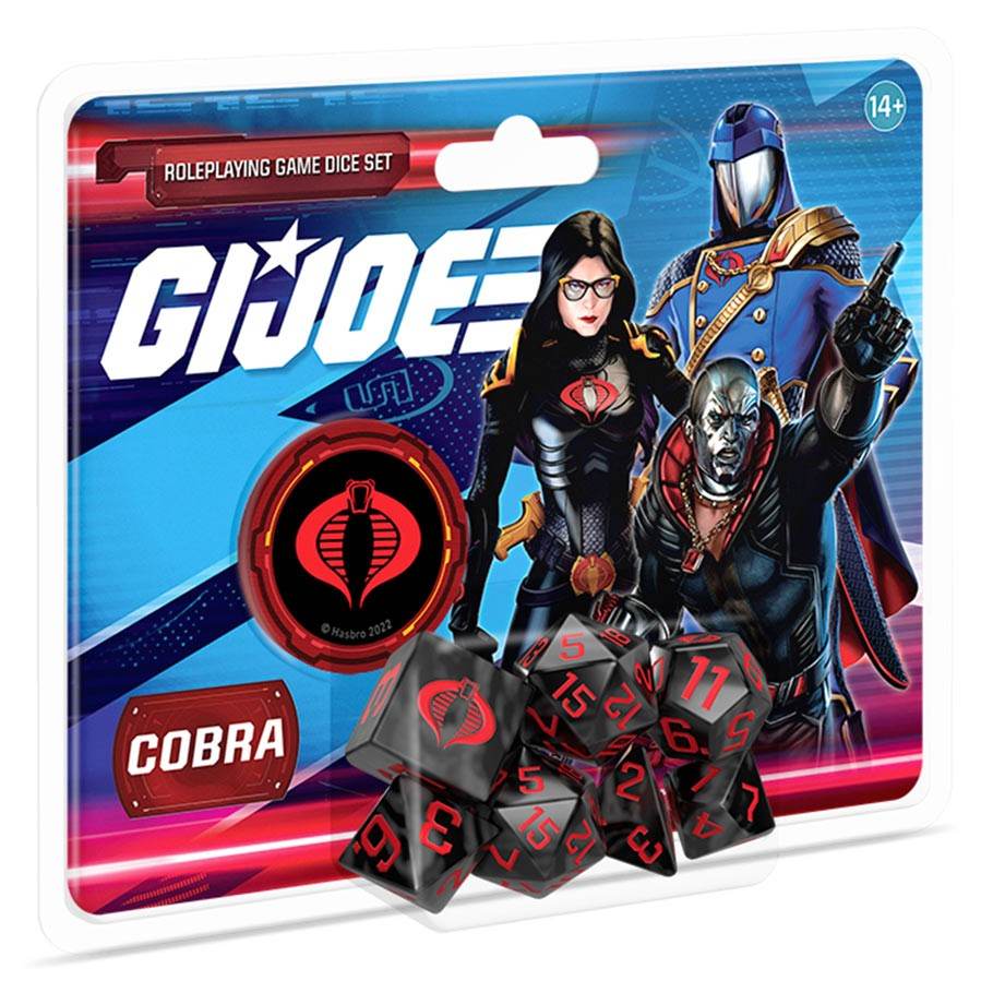 G.I. JOE RPG Cobra Dice Set -