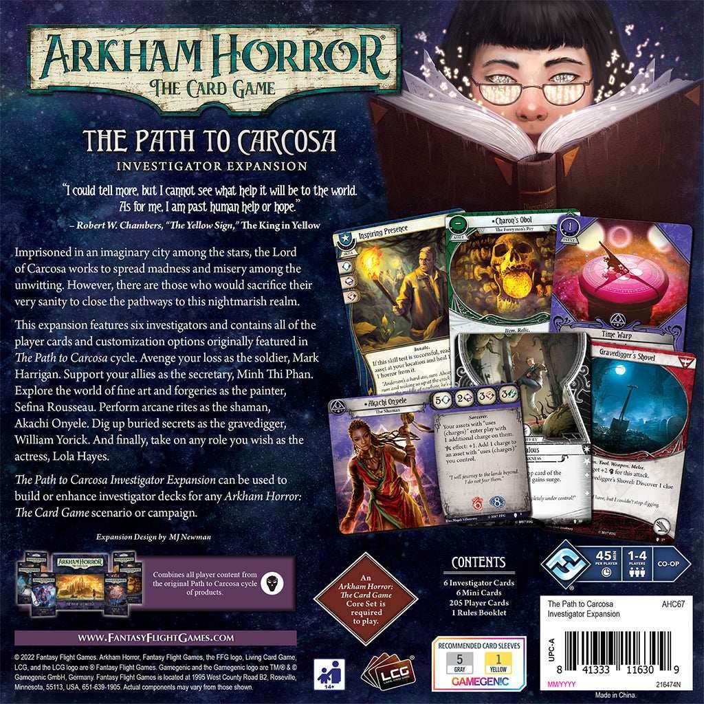 Arkham Horror LCG: The Path to Carcosa Investigator Expansion -