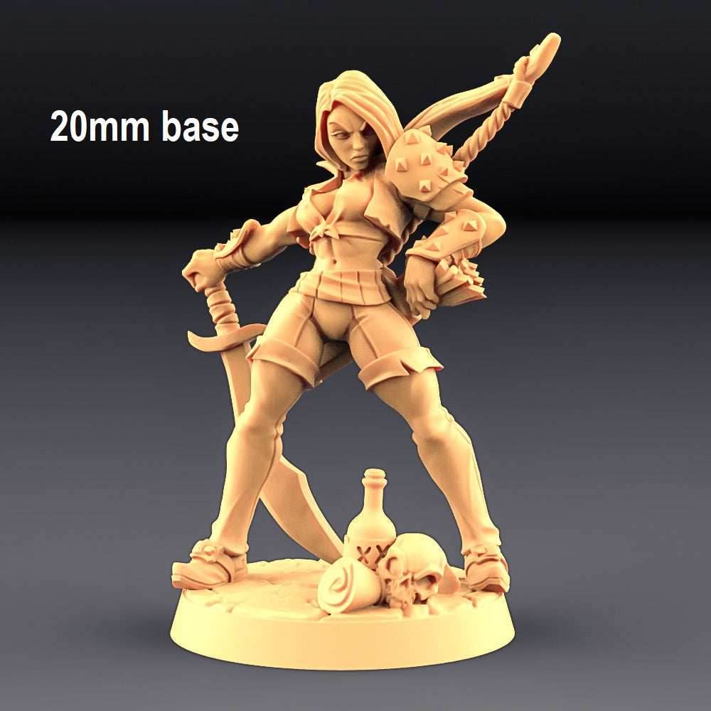 Aline the Bold (Female Human Rogue) -