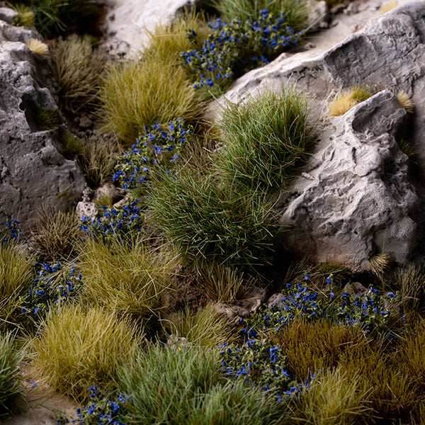 Gamers Grass Tufts: Blue Flowers- Wild -