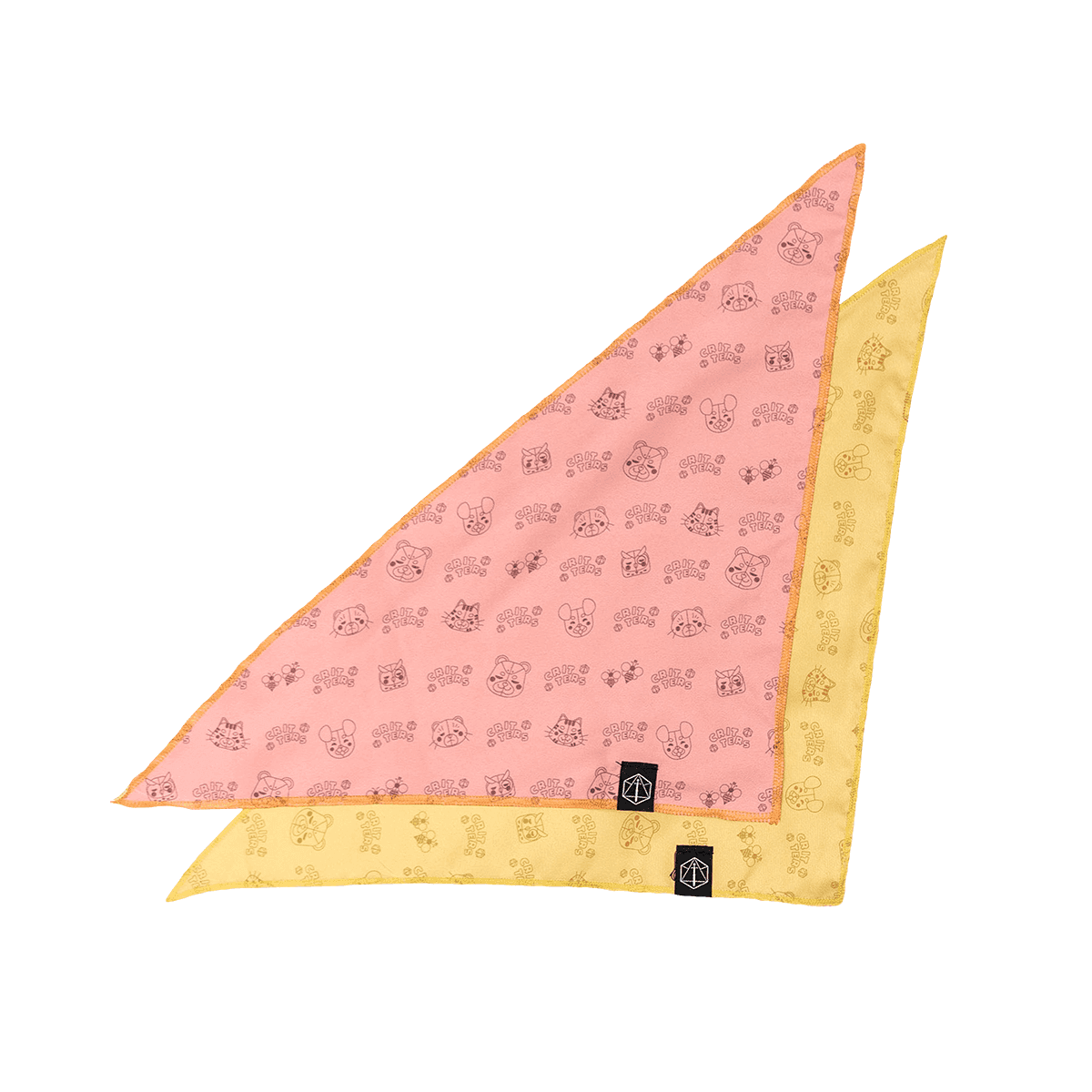 Critical Role: Reversible Pet Bandana Set 2-Pack (M) -