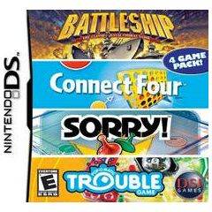 Battleship / Connect Four / Sorry / Trouble - Nintendo DS -