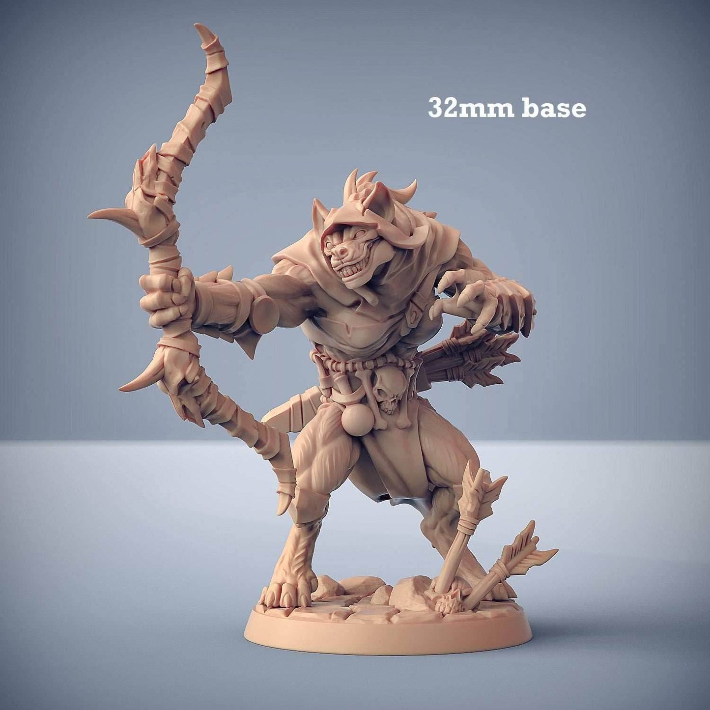 Bonegnasher Gnoll: Sculpt F (Female Gnoll Ranger) -