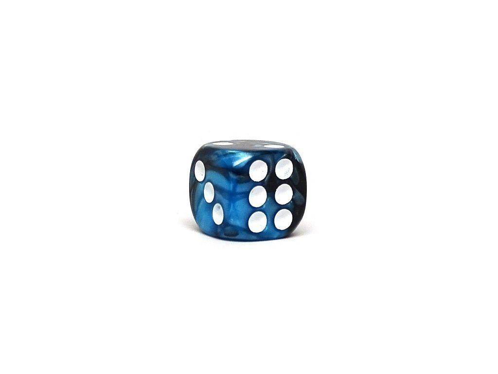 12mm D6 Dice - Black Ice - 25 Count Bag -