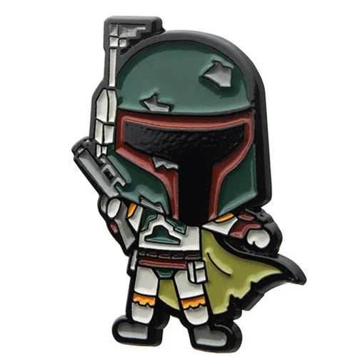 Star Wars Boba Fett Chibi Enamel Pin -