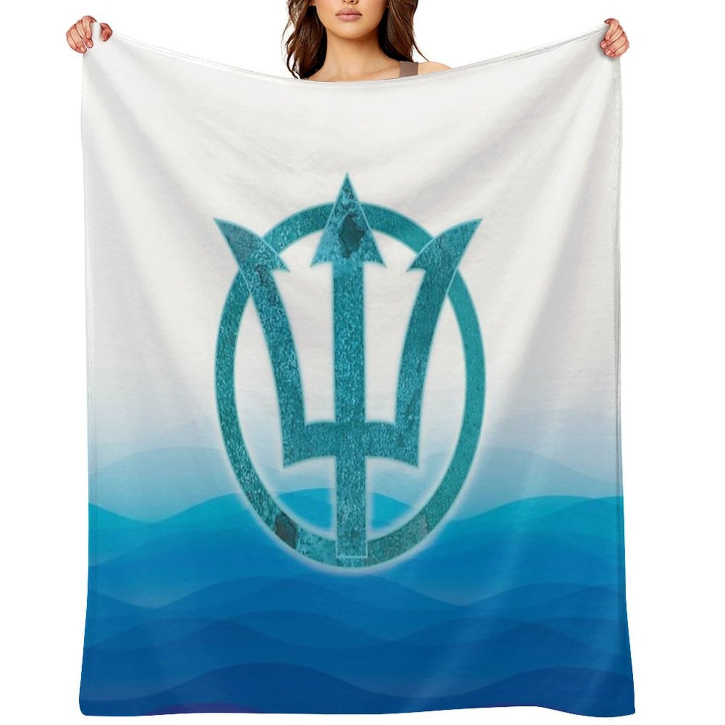 Poseidon Throw Blanket